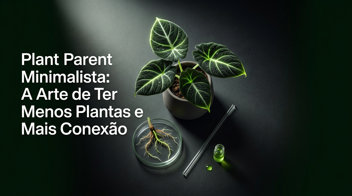 Plant Parent Minimalista: A Arte de Ter Menos Plantas e Mais Conexão