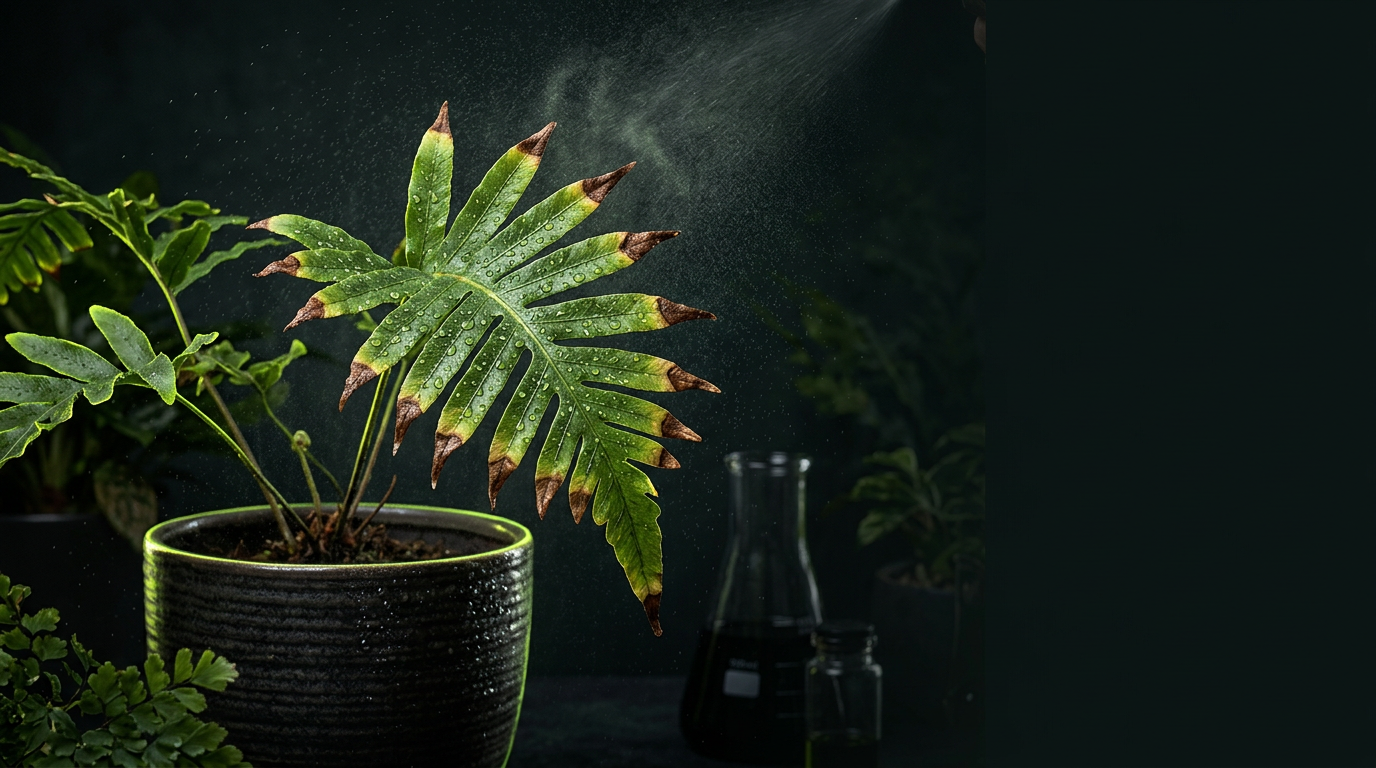 Samambaia Secando? Pontas Secas? O Erro da Umidade e a Nutrição Foliar